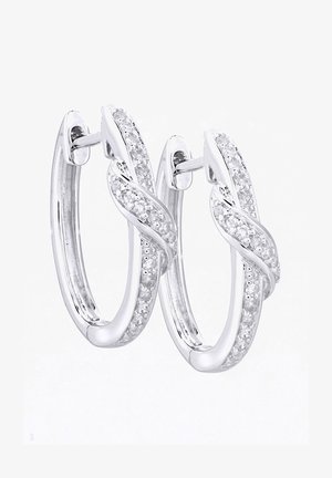DIAMANT L'ÉTERNEL, Pendientes - white gold coloured