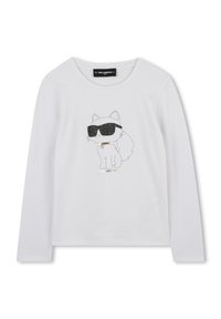 KARL LAGERFELD KIDS LONG SLEEVE - Ilgarankovis viršutinės dalies drabužis - blanc