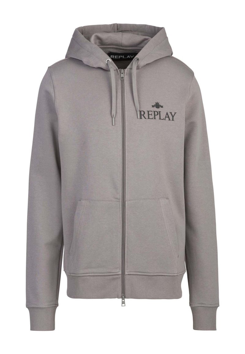 Replay Sudadera con cremallera - grey