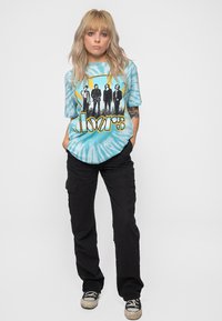 Paradiso Clothing THE DOORS WAITING FOR THE SUN DYE WASH - Print T-shirt - blue