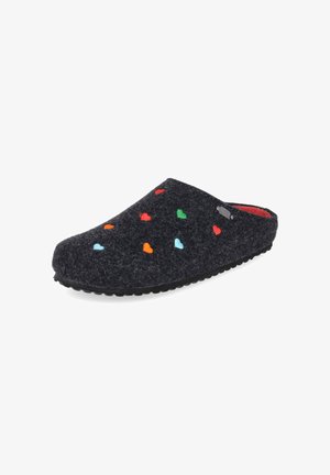 SUPERSOFT, SUPERSOFT 522408000/258 DAMEN PANTOFFELN FILZ IN GREY - Pantofole - grau