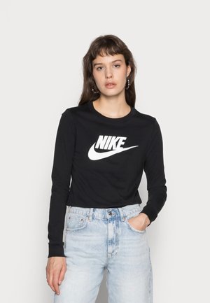 Nike Sportswear TEE ICON - Top s dlhým rukávom - black/white