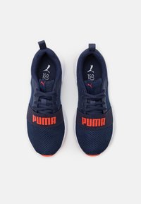 Puma WIRED RUN JR UNISEX - Chaussures de running sur route - peacoat/red