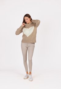 Key Largo Maglione - dark beige mel.