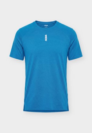 HOKA, EVERYRUN SHORT SLEEVE - Spordi T-särk - night glow blue