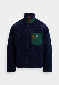 LOGO PILE FLEECE JACKET - Winterjacke - cruise navy