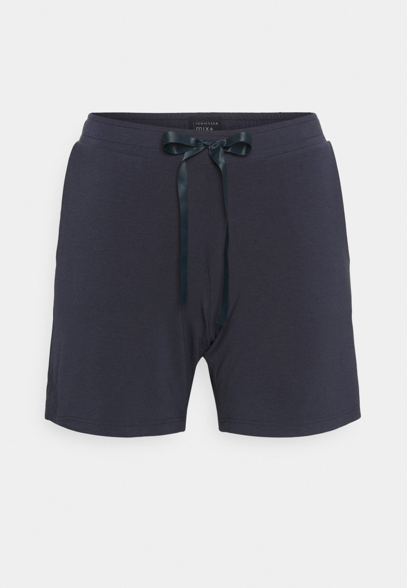 Damen Nachthemden | Schiesser SCHLAFHOSE KURZ MODAL MIX MIX & RELAX Nachtwäsche Hose dunkelblau - MV83429 Damen Nachthemden | Schiesser SCHLAFHOSE KURZ MODAL MIX MIX & RELAX Nachtwäsche Hose dunkelblau - MV83429