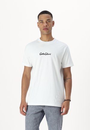 Carlo Colucci Apdrukāts T-krekls - white