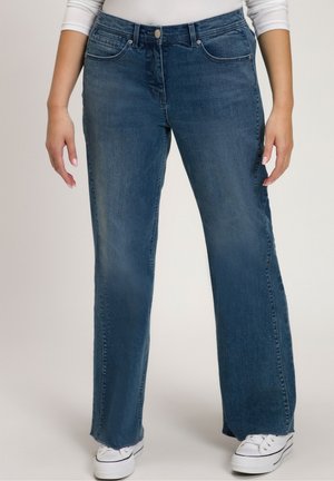 Flared Jeans - blue denim