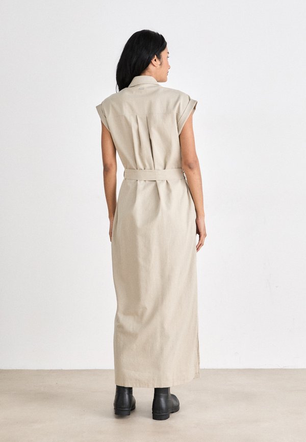 BIRDIE DRESS - Shirt dress - light sand2