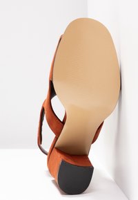 River Island Sandalias de tacón - dark red