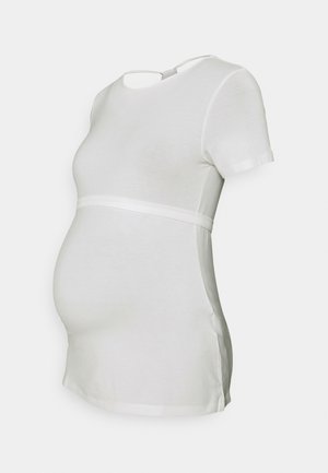 MLCARINA - T-shirts med print - snow white