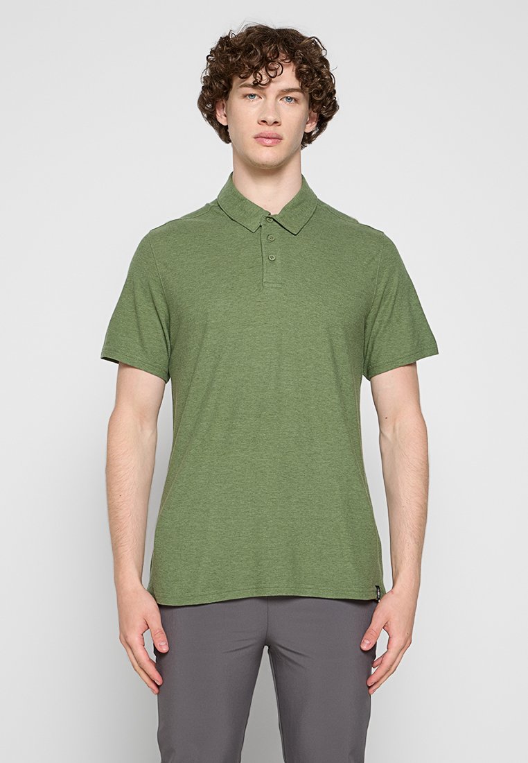 SmartWool Poloshirt groen