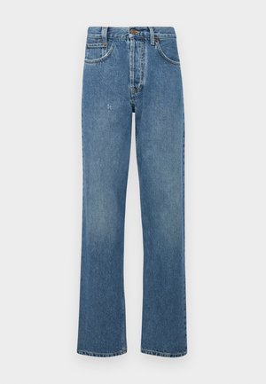 MOSCHINO PANTALONE - Blugi loose fit - blu