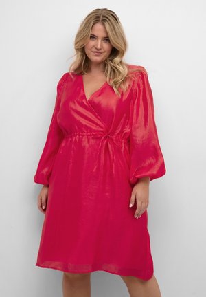 Kaffe Curve SABINE - Koktejlov aty / aty na prty - virtual pink