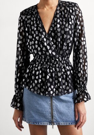 Bluse - black