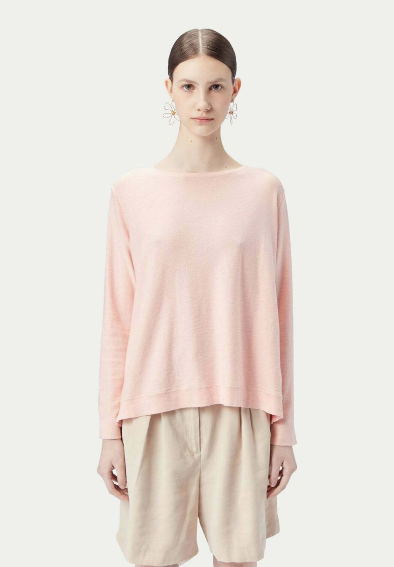 GOBI Cashmere BOATNECK - Stickad tröja - pink