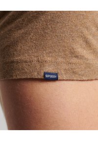 Superdry & Co VINTAGE LOGO  - T-shirts basic - buck tan marl