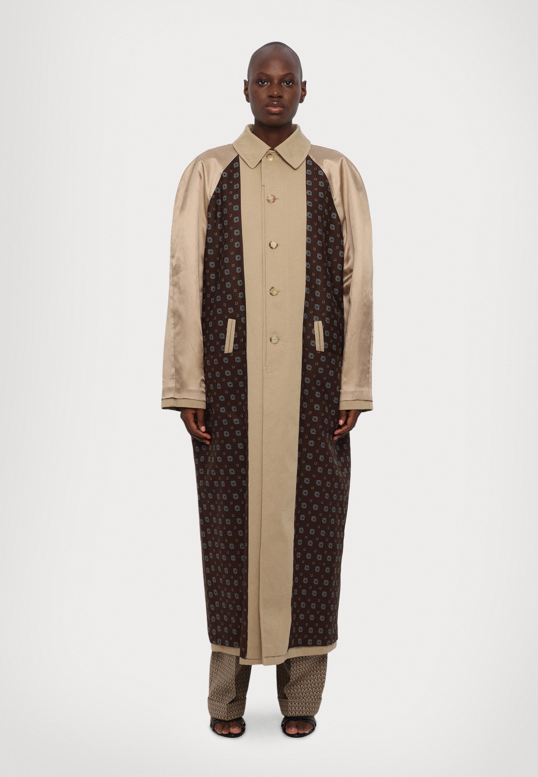 MOSCHINO CAPPOTTO - Trenchcoat - fantasia beige/beige - Zalando.co.uk