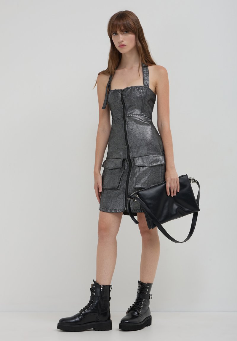 Calliope Robe en jean - argent