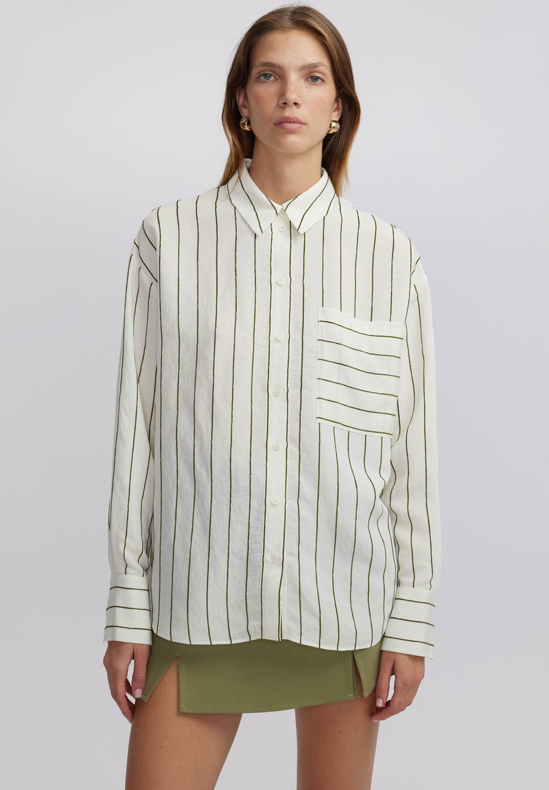 Ipekyol STRIPED - Camicia - cream