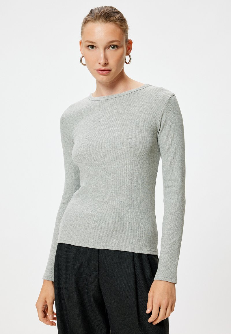 Koton BASIC - Langærmet T-shirt - grey