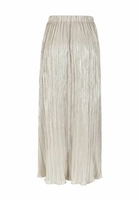 Soft Rebels SRNEVAEH - Maxi szoknya - silver plissé