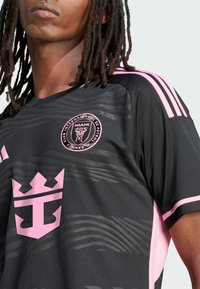 adidas Performance INTER MIAMI CF 23/24 AWAY AUTHENTIC - Squadra - black   bliss pink