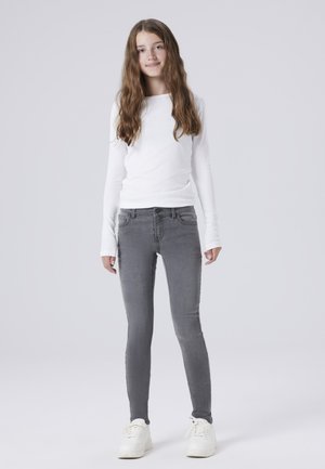 Oprijete (skinny) kavbojke - medium grey denim