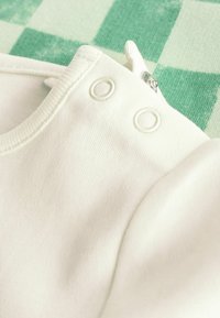 Next SET REGULAR FIT - T-shirts basic - green white checkerboard