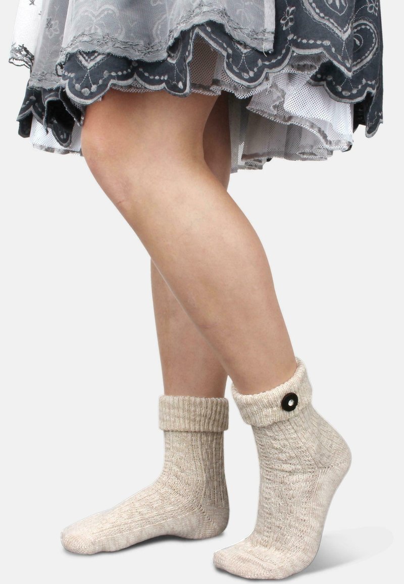 Normani TRADITIONAL TRACHTEN GARBS - Socken - naturmelange