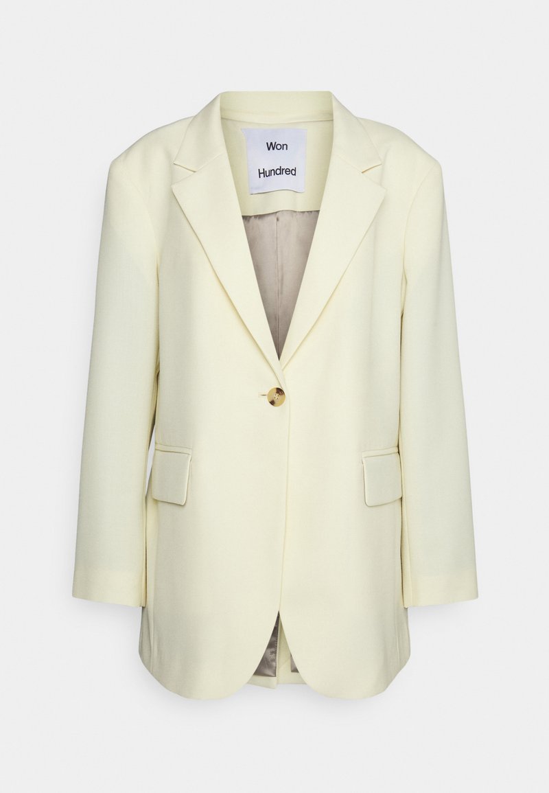 Won Hundred Blazer lichtgeel