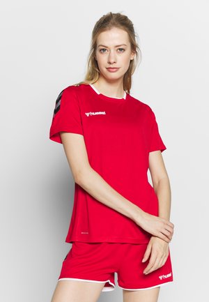 HMLAUTHENTIC  - T-shirt print - true red