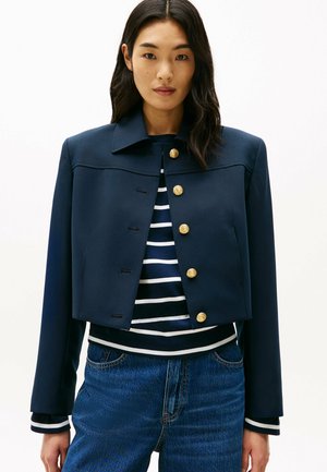 GOLD-TONE BUTTON - Giacca leggera - dark blue