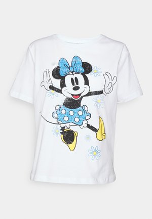 ONLMICKEY DAISY TEE - T-shirt con stampa - bright white
