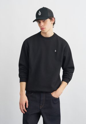 SINGLE STONE CREW - Športni pulover - black