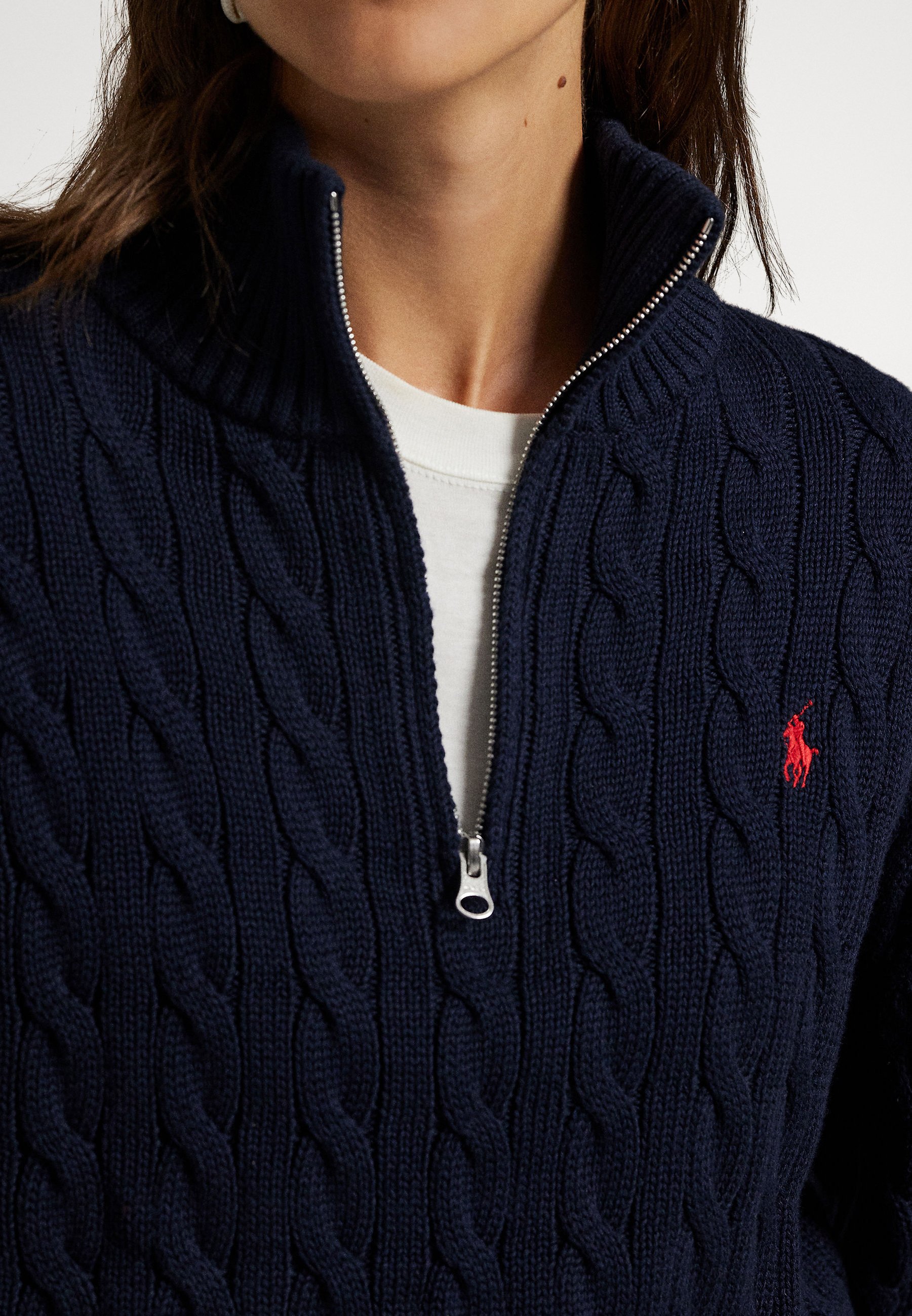 Polo Ralph Lauren LONG SLEEVE PULLOVER - Maglione - hunter navy