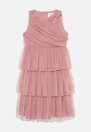 TIERED WRAP DRESS - Vestito elegante - rose pink