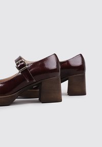 Sandra Fontán RIGA - Zapatos de plataforma - burgundy