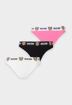 Moschino Underwear, NEW BEAR 3 PACK - Прашки - fantasia fuxia