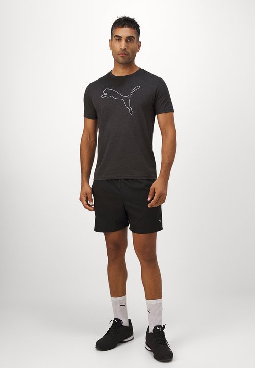 PUMA TAD ESSENTIAL - Sports T-shirt - black heather — foto 2