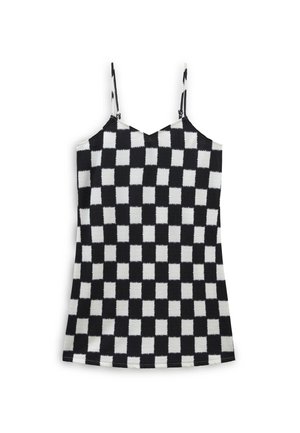 BENTON CHECKER - Vestido informal - black marshmallow