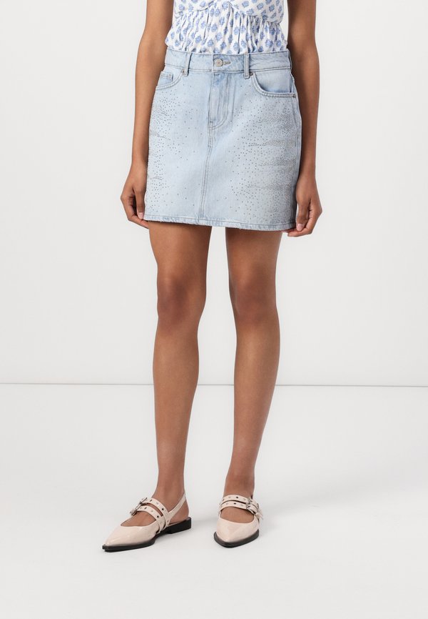 ONLSTELLA RHINESTONE SHORT SKIRT - Mini skirt