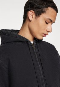 HUF BOULDER WORK JACKET UNISEX - Farkkutakki - black