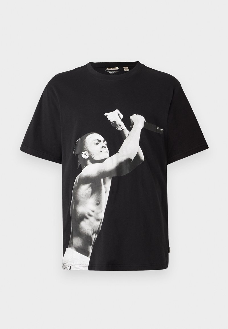 Only & Sons T-shirt print zwart