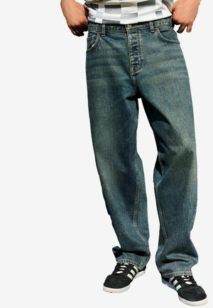 Next EDIT BAGGY LOOSE FIT - Relaxed fit -farkut - mid blue vintage