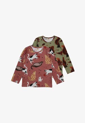 Walkiddy, 2 PACK PLAYFUL CATS - Long sleeved top - pink