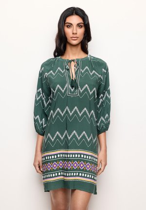 YAMIRA - Strandaccessoire - dark green with print