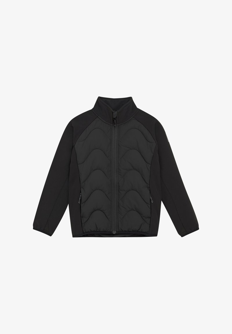 Color Kids HYBRID - Softshelljacke - black
