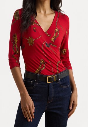 Langærmet T-shirt - red